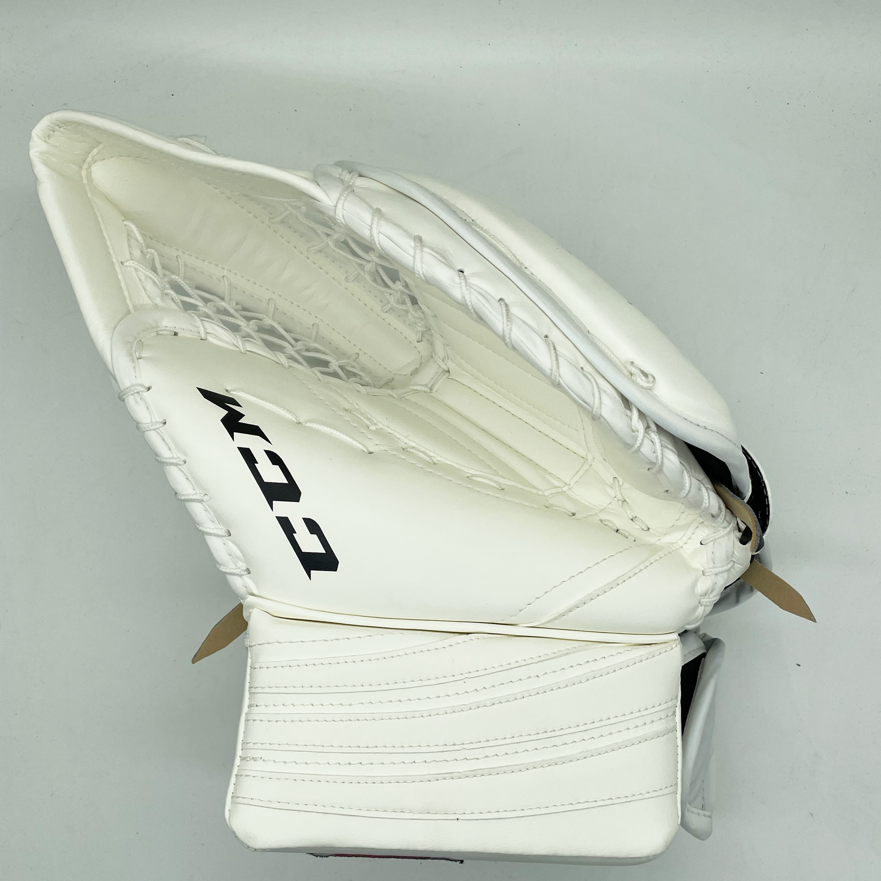 CCM Extreme Flex Pro - Nouveau gant de gardien de but Pro Stock (blanc)